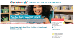 Desktop Screenshot of onceuponachildfloridamall.com