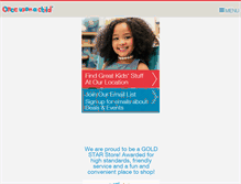 Tablet Screenshot of onceuponachildfloridamall.com